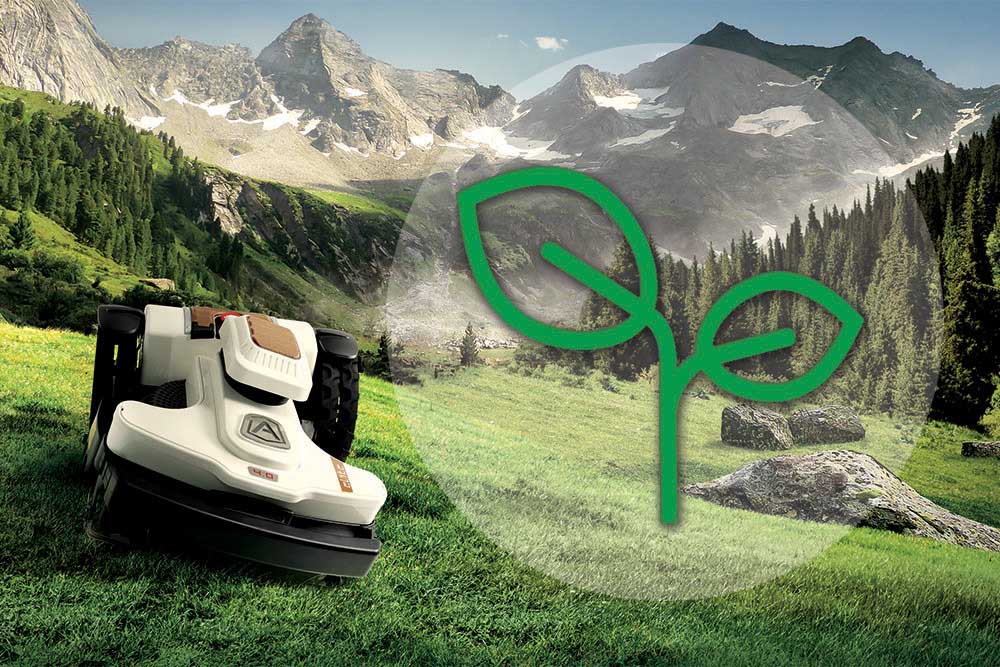 Robotic mowers are environmentally friendly